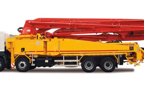 Аренда бетононасоса (автобетононасоса) Putzmeister M 52-5