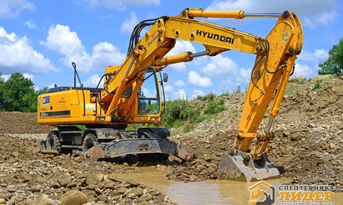 Колесный экскаватор Hyundai R200W-7